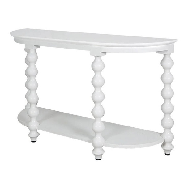 Bolan Console Table - White - Boho Chic style