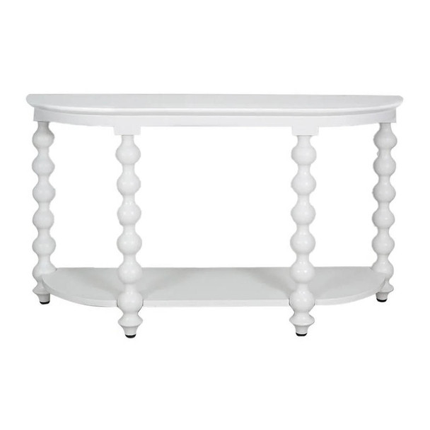 Bolan Console Table - White Living Room Furniture - T-0148WHITE
