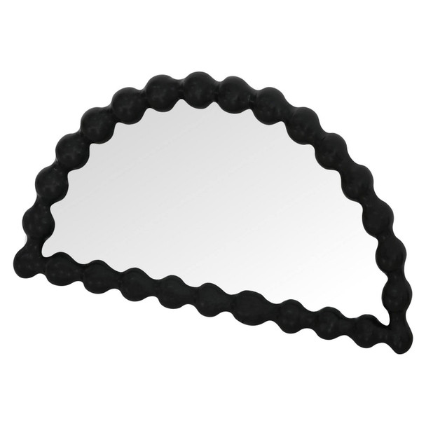 Bolan Halfmoon Mirror - Black  Furniture - T-0422BLACK