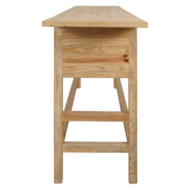 Novato 3 Drw Console - Distressed Rustic - Hand made Living Room furniture