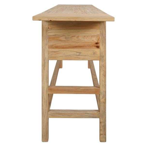 Novato 3 Drw Console - Distressed Rustic - Hand made Living Room furniture
