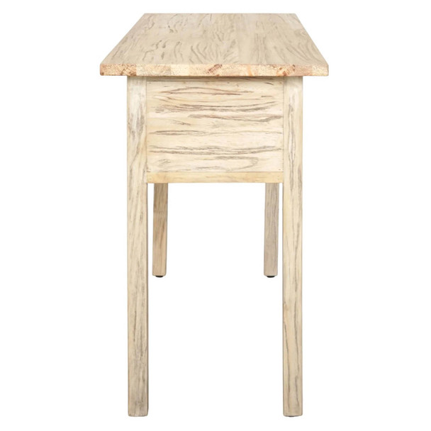 Novato 2 Drw Console - Distressed Natural - Hand made Living Room furniture