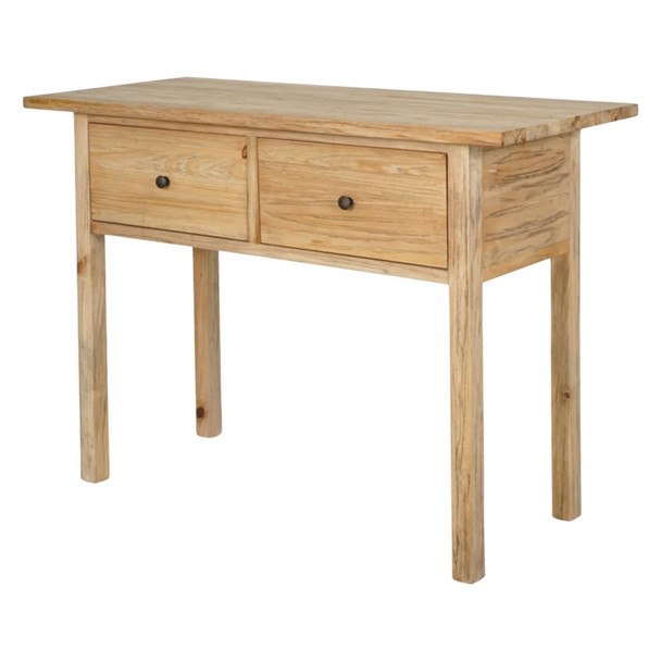 Novato 2 Drw Console - Distressed Rustic Living Room Furniture - T-0483RP