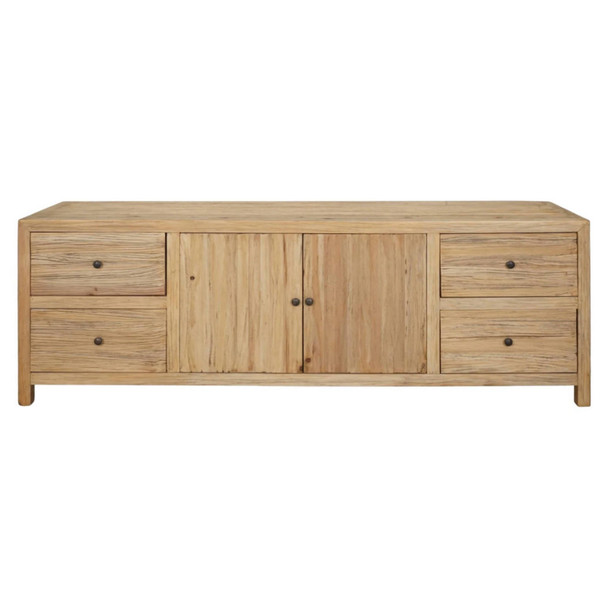 Novato 4Drw/2Dr Cab - Distressed Rustic - Contemporary style