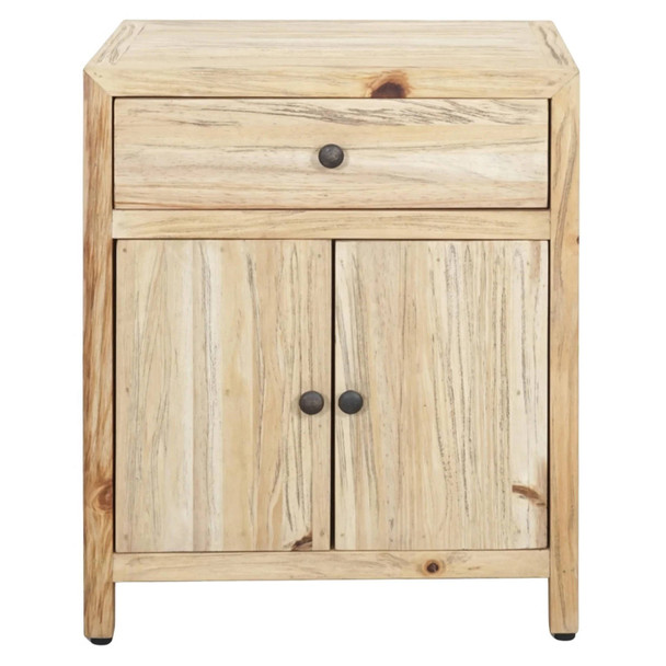 Novato Bedside - Distressed Natural - Contemporary style