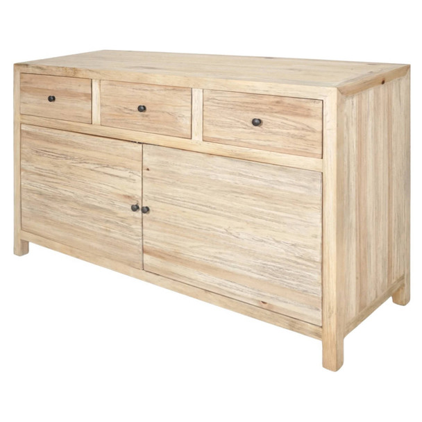 Novato 3Drw/2Dr Buffet - Distressed Natural Dining Room Furniture - T-0489N