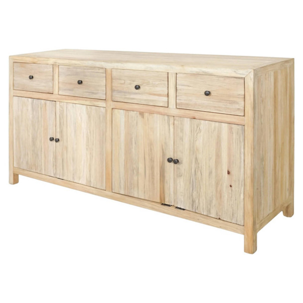 Novato 4Drw/4Dr Buffet - Distressed Natural Dining Room Furniture - T-0490N