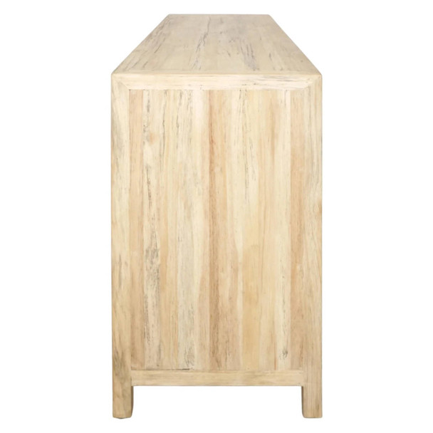 Novato 4Drw/4Dr Buffet - Distressed Natural - Hand made Dining Room furniture