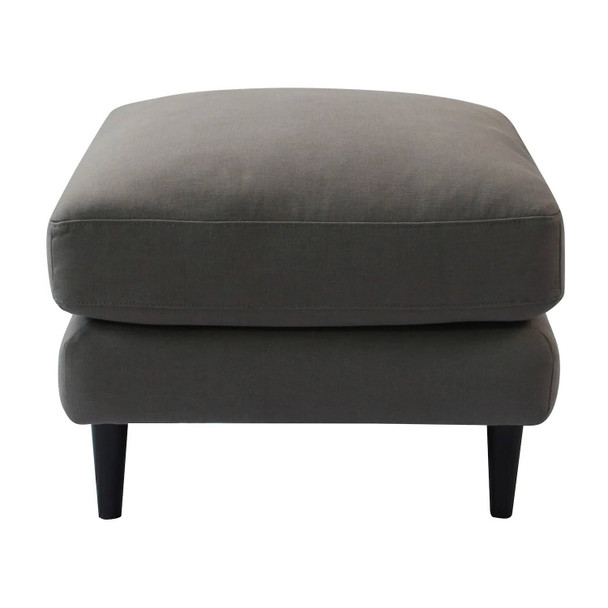 Conway Ottoman - Smoke - Contemporary style