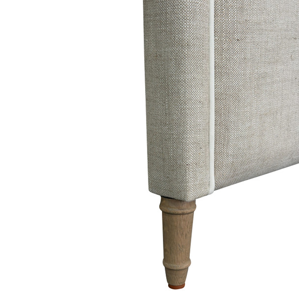 Varna Queen Headboard - Oatmeal Linen HL609Q-F55