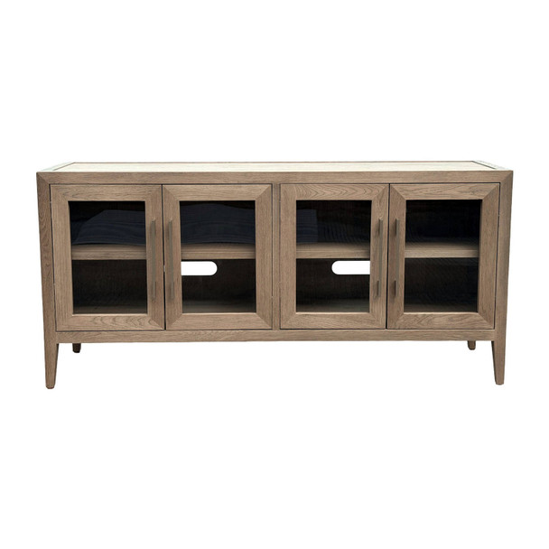 Portland TV Entertainment Unit - Weathered Oak (ML639-153-105