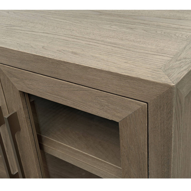 Portland TV Entertainment Unit - Weathered Oak (ML639-153-105