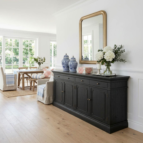 Westminster Large Sideboard - Black Oak - W1569-220-107