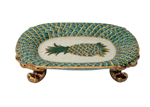 Porcelain Museo Trinket Dish Pina Antique - C.A.M