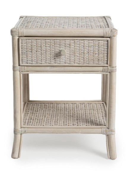 Amara Bedside - Antique White - N098-RATG-AW