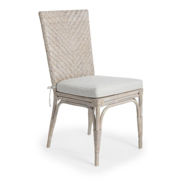 Amara Dining Chair - Antique White - N019-RATG-AW