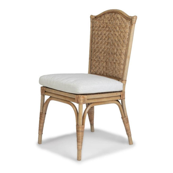 Amara Scalloped Back Dining Chair - Mud Grey - N128-RATG-MG