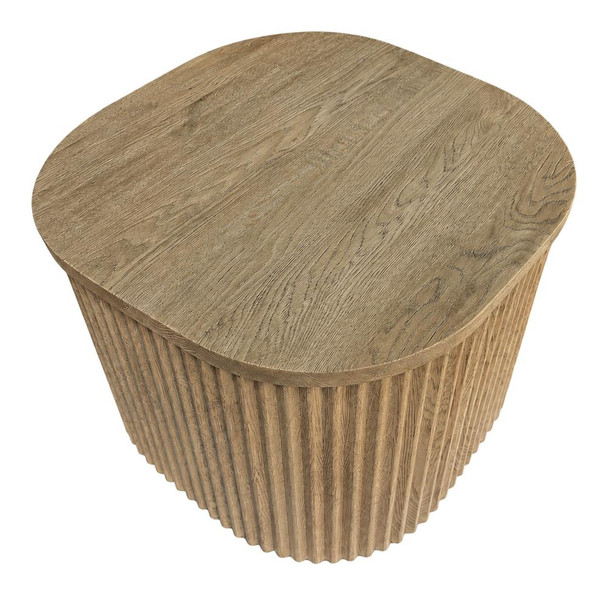 Byron Side Table Weathered Oak - HL631-105
