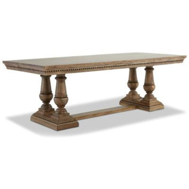 Laurent Pedestal 240cm Dining Table - Walnut Grey - TT042M-WG