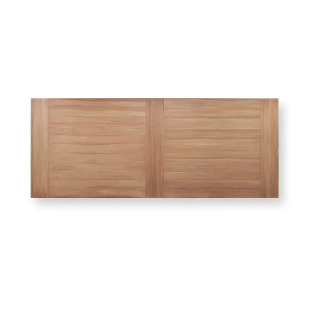Hamptons X-Base Dining Table 270cm - Straw Wash- Size: 76H x 275W x 120D (cm) - French Provincial style