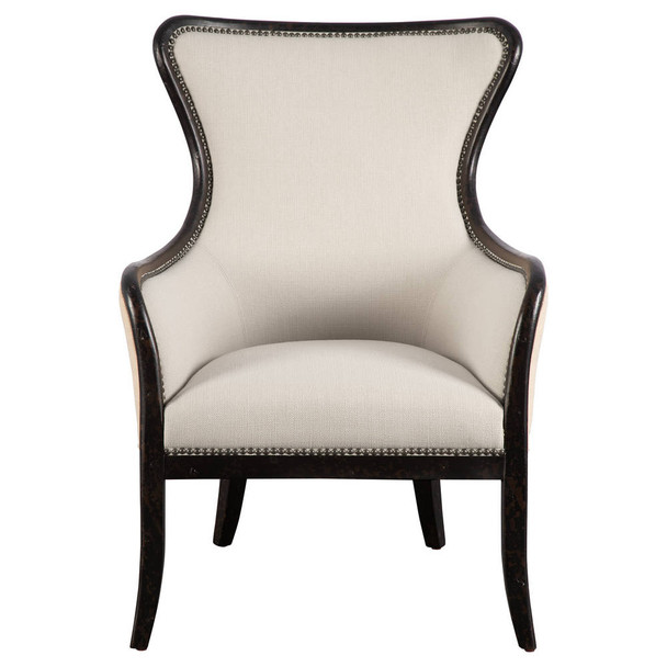 Sandy Wing Back Armchair Contemporary style Accent Chair Decor