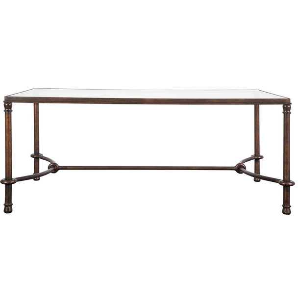 Warring Iron Coffee Table Coastal style Accent Table Decor