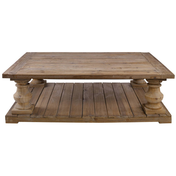 Stratford Rustic Cocktail Table Coastal style Accent Table Decor