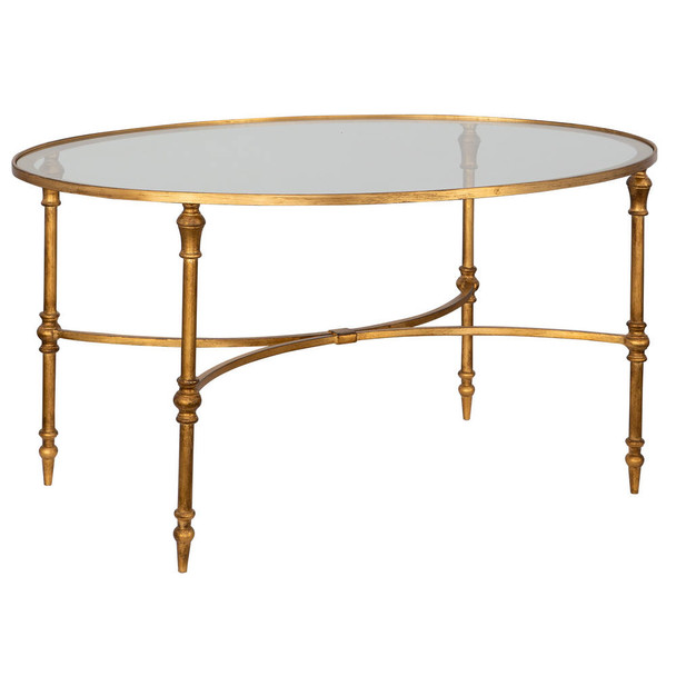 Vitya Glass Coffee Table - Sale on Mid-Century Modern style Accent Tables