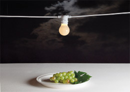 Black or White BellaVista LED Garden Lights - Set of 10 Frosted