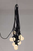 Black or White BellaVista LED Garden Lights - Set of 10 Frosted