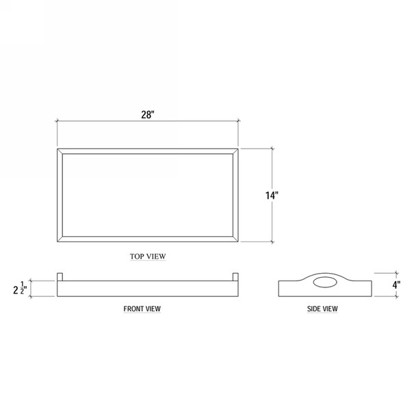 English Tray - Solid Timber Traditional style  furniture