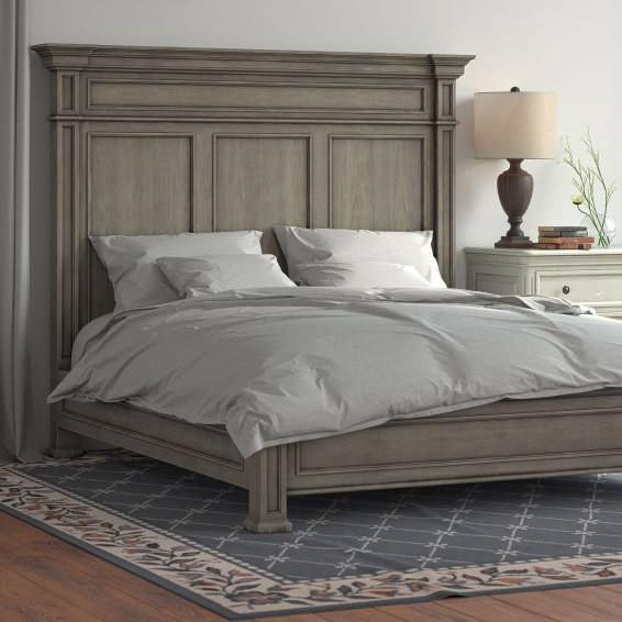 Empire Bed King - Size: 183H x 216W x 230D (cm) - Traditional style