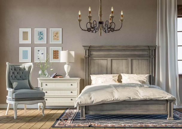 Empire Bed Queen - Solid Timber Traditional style Bedroom furniture