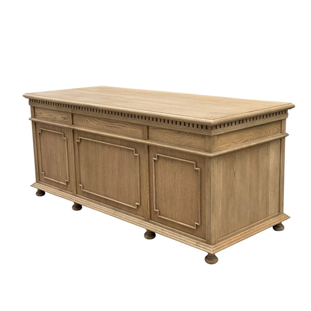 Westminster Desk - Weathered Oak - Hand made Office & Study furniture