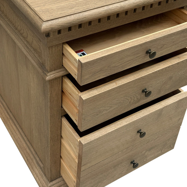 Westminster Desk - Weathered Oak - Melbourne, Sydney, Brisbane French Provincial style Office & Study furniture