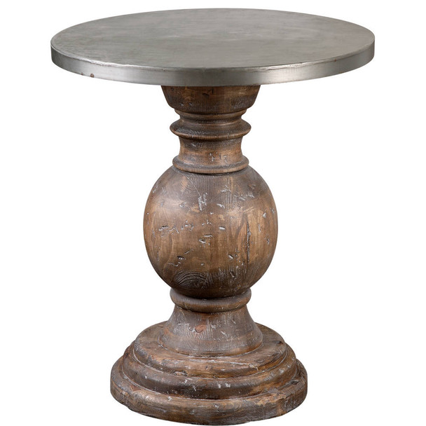 Blythe Wooden SideTable Coastal style Occasional Decor