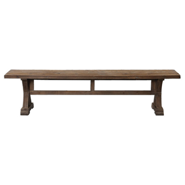 Stratford Salvaged Wood Bench Coastal style Bench Seating Decor Stratford Salvaged Wood Bench Coastal style Bench Seating Decor