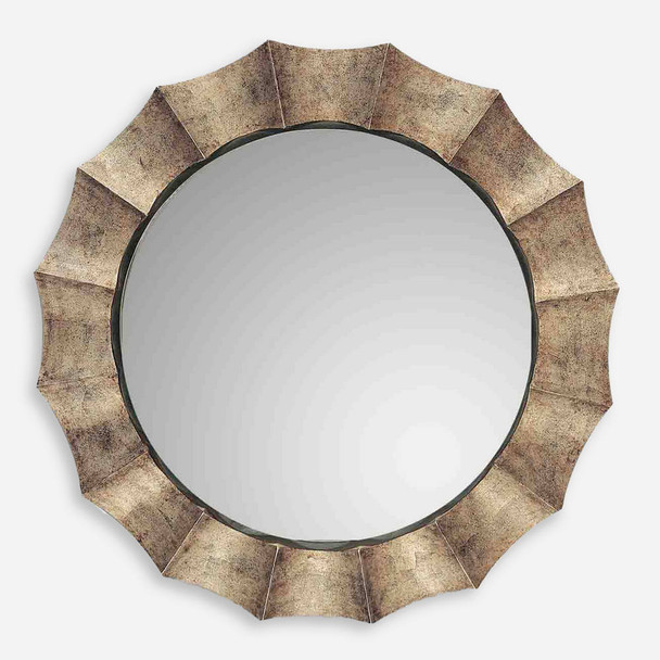 Gotham U Antique Silver Mirror - 06048P