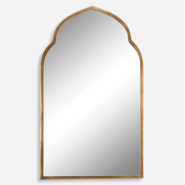 Kenitra Gold Arch Mirror Mid-Century Modern style Wall Mirror Decor