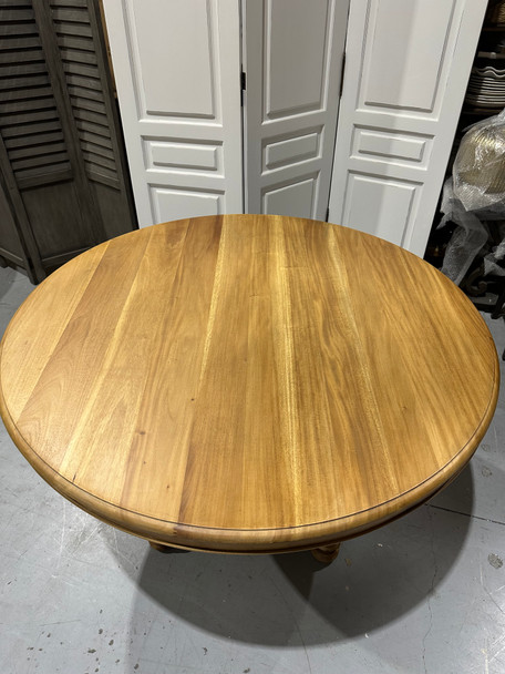 Virginia Round Dining Table 137cm - Fruit Wood - Hand made Mediterranean style Dining Room furniture