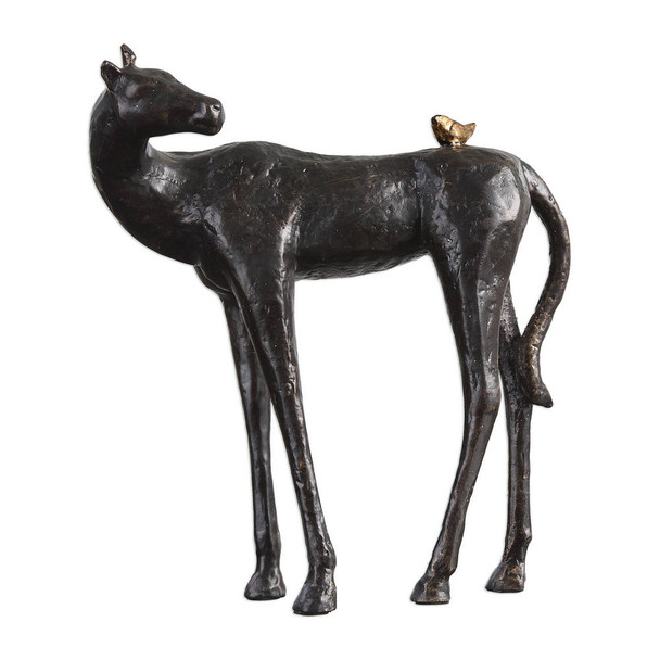 Hello Friend Horse Sculpture Mid-Century Modern style Sculpture Decor