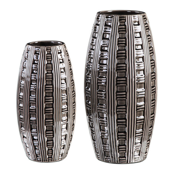Aura Vases S/2 by Uttermost