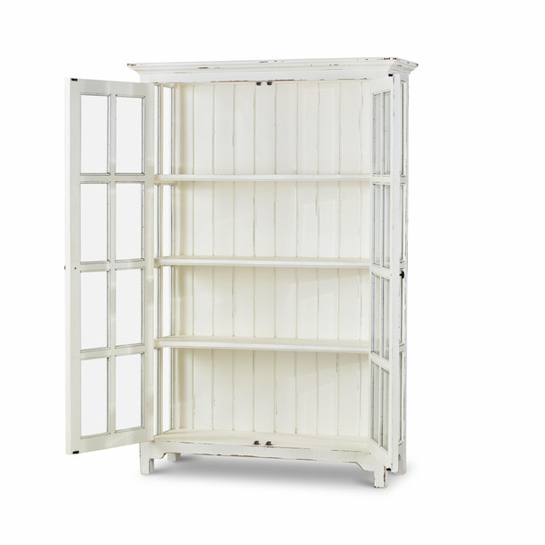 Aries Glass Door Bookcase - Hand made Craftsman style Living Room furniture