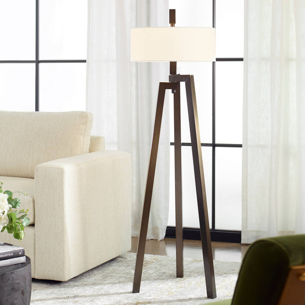 Mondovi Modern Floor Lamp - Size: 154H x 46W x 46D (cm) - Mid-Century Modern style