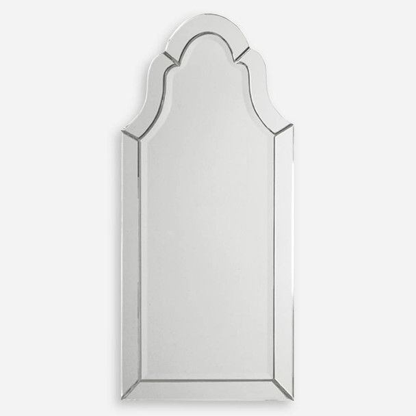 Hovan Frameless Arched Mirror Contemporary style Vanity Mirror Decor