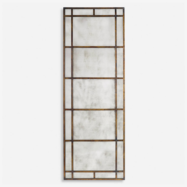 Avidan Antique Bronze Mirror Mid-Century Modern style Wall Mirror Decor