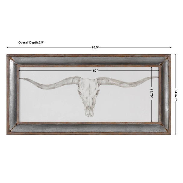 Western Skull Mount Print - Australia wide delivery Western Skull Mount Print - Australia wide delivery