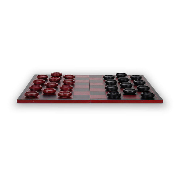 Old-Timers Checker Set w/ Board - Solid Timber Traditional style  furniture