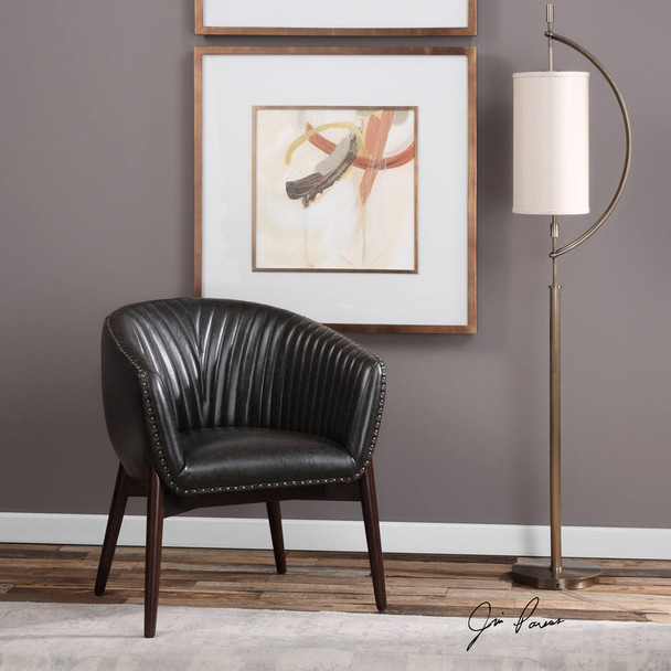 Anders Chenille Accent Chair - Melbourne, Sydney, Brisbane delivery