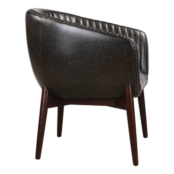 Anders Chenille Accent Chair - Sale on Scandinavian style Accent Chairs